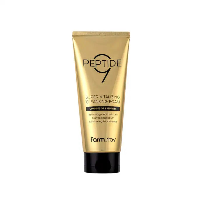 Farmstay Peptide 9 Super Vitalizing Cleansing Foam