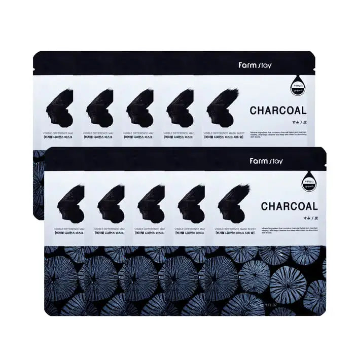 Farmstay Visible Difference Mask Sheet Charcoal