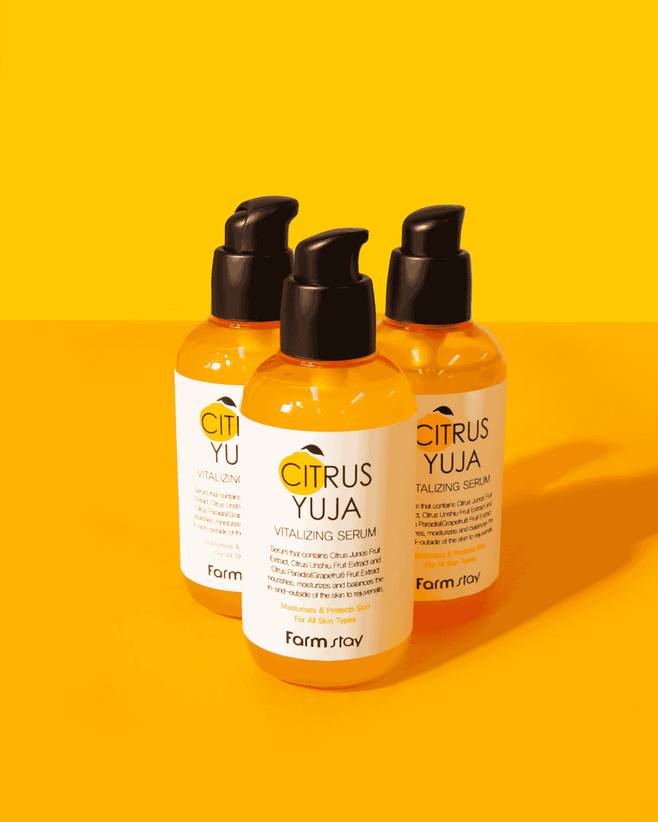 Citrus Yuja Vitalizing Serum - Farmstay Skincare Lebanon