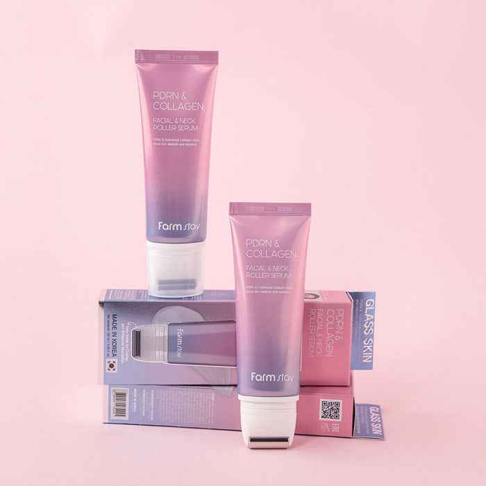 FARMSTAY PDRN & COLLAGEN FACIAL & NECK ROLLER SERUM 100ml
