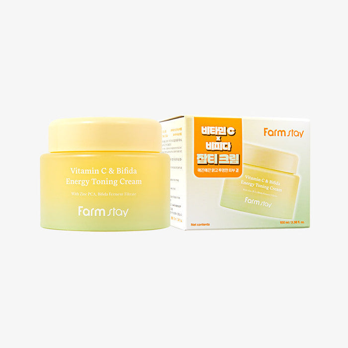 FARMSTAY VITAMIN C&BIFIDA ENERGY TONING CREAM 100ml