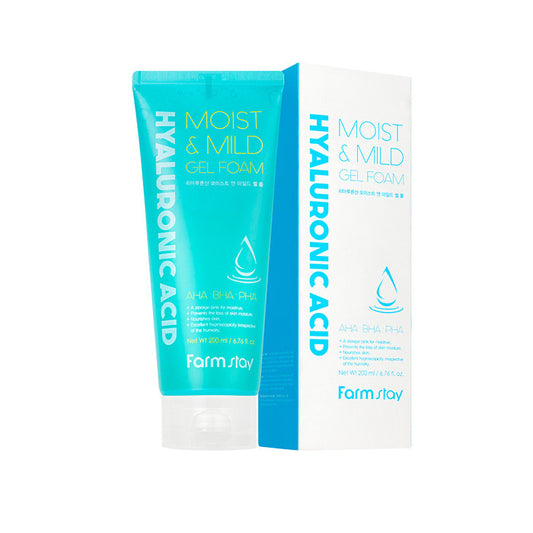 Farmstay Hyaluronic Acid Moist and Mild Gel Foam