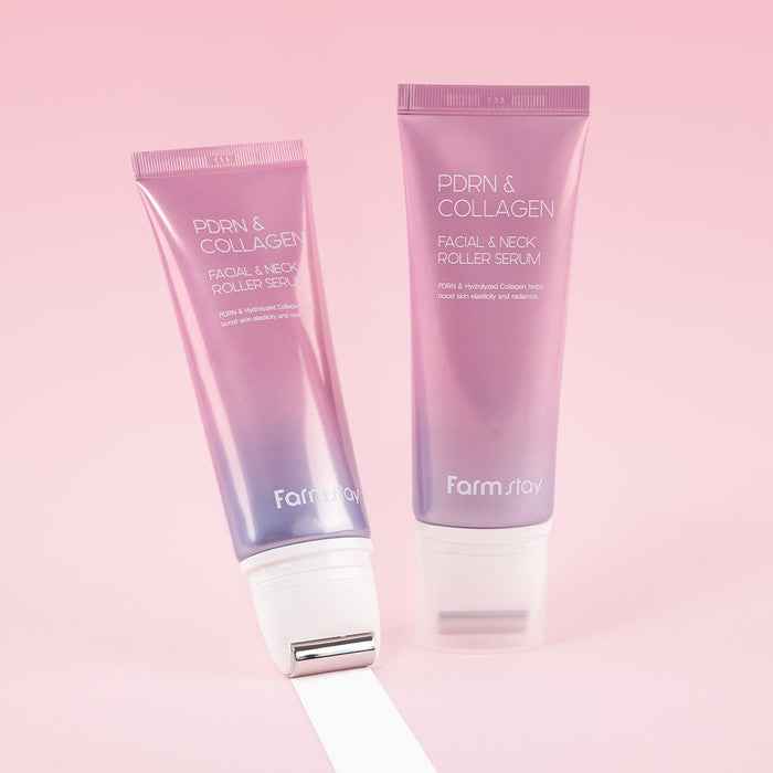 FARMSTAY PDRN & COLLAGEN FACIAL & NECK ROLLER SERUM 100ml