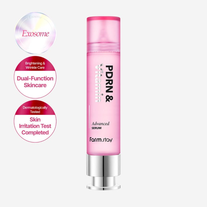 FARMSTAY PDRN & VITAMIN ADVANCED SERUM
