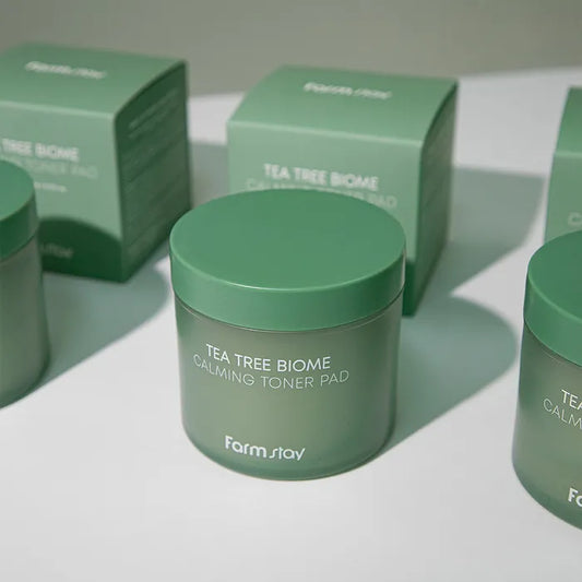 Farmstay Tea Tree Biome Calming Toner Pad