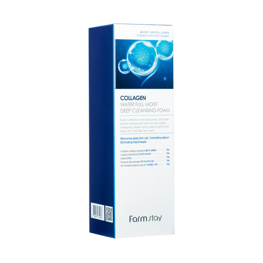 Farmstay Collagen Water Full Moist Deep Cleansing Foam
