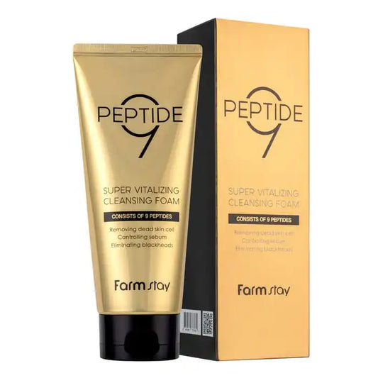 Farmstay Peptide 9 Super Vitalizing Cleansing Foam