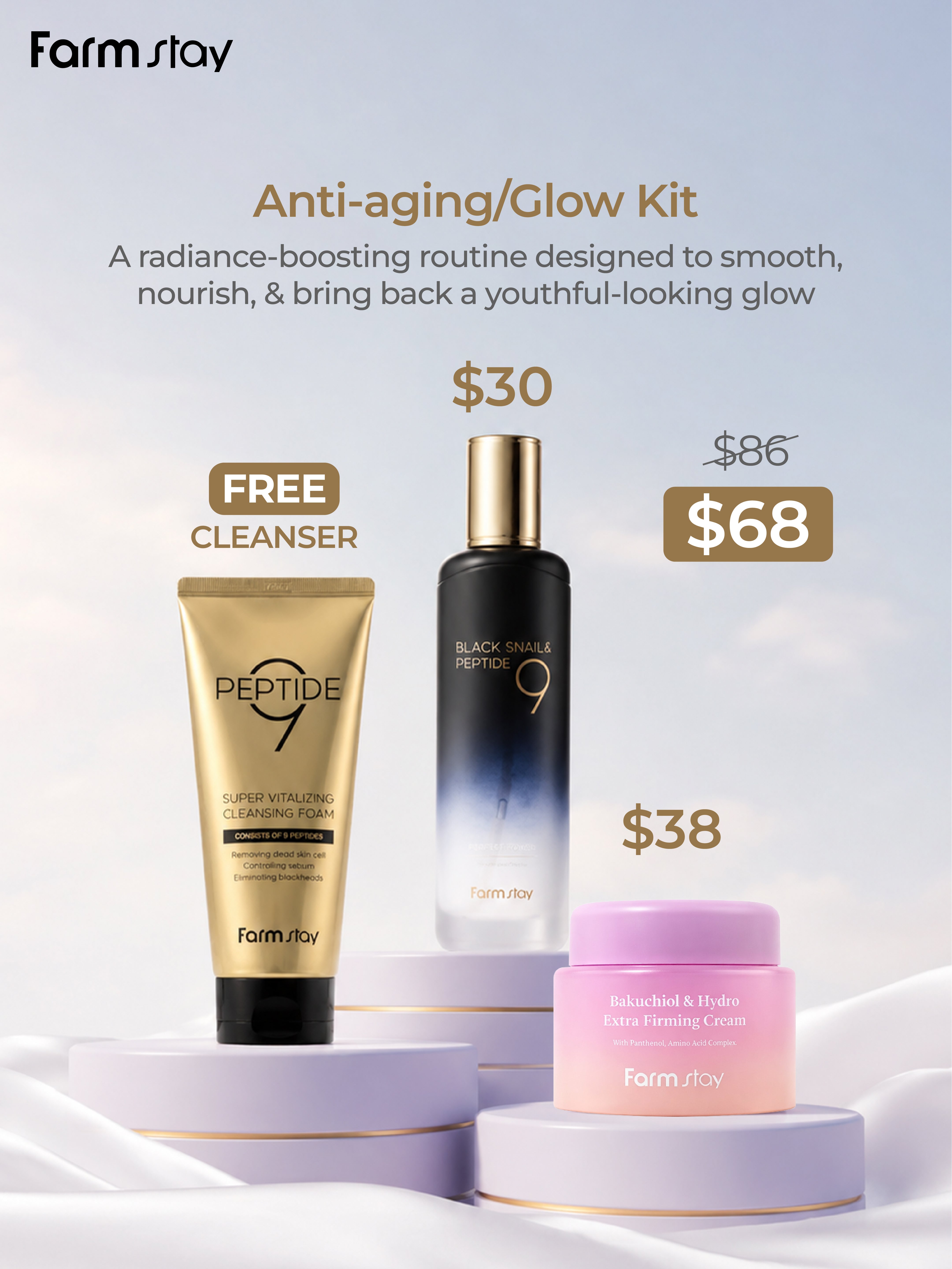 Anti aging glow kit