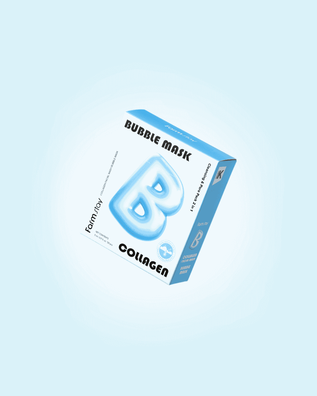 Farmstay Collagen Facial Wash Bubble Mask