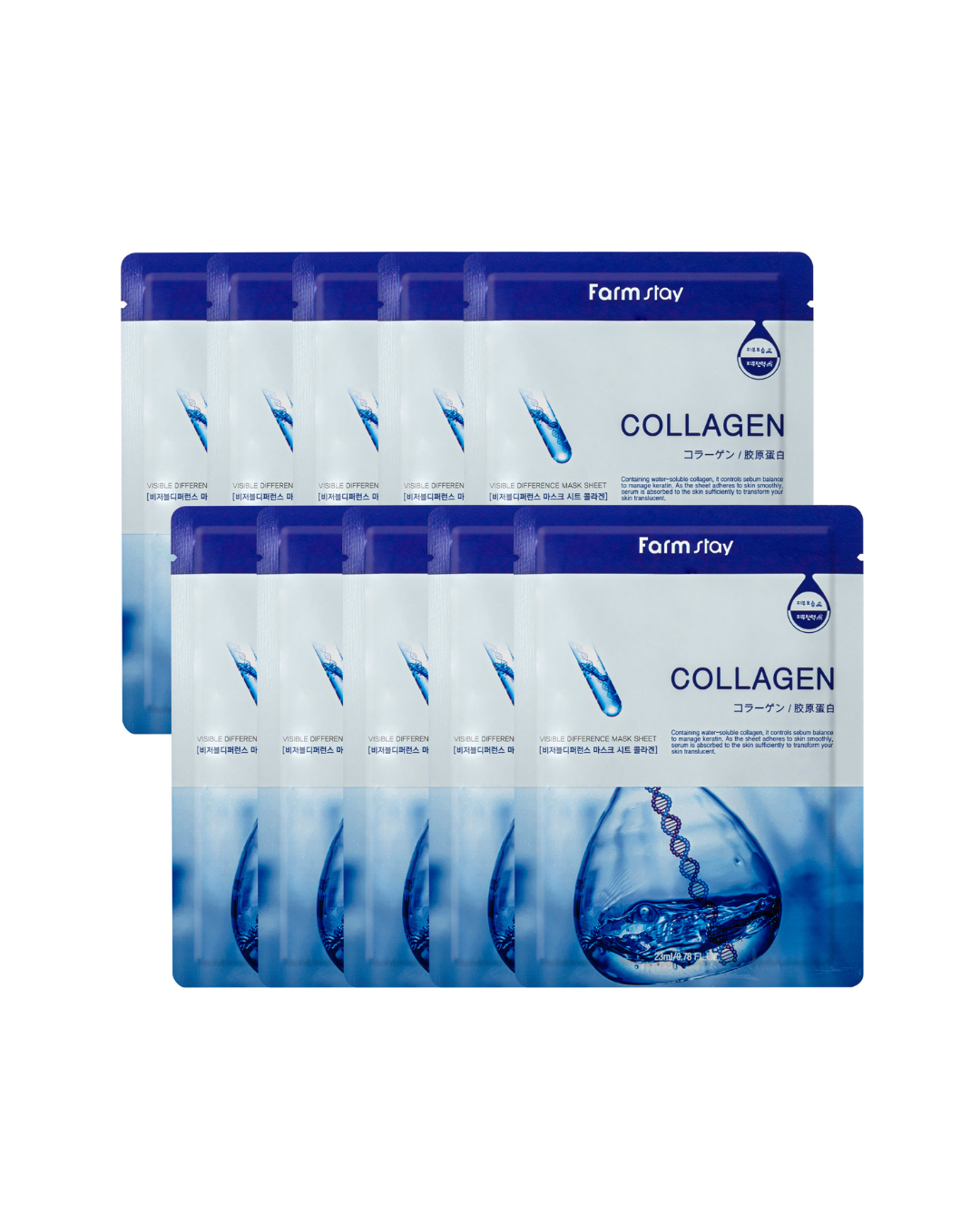 Farmstay Visible Difference Mask Sheet Collagen
