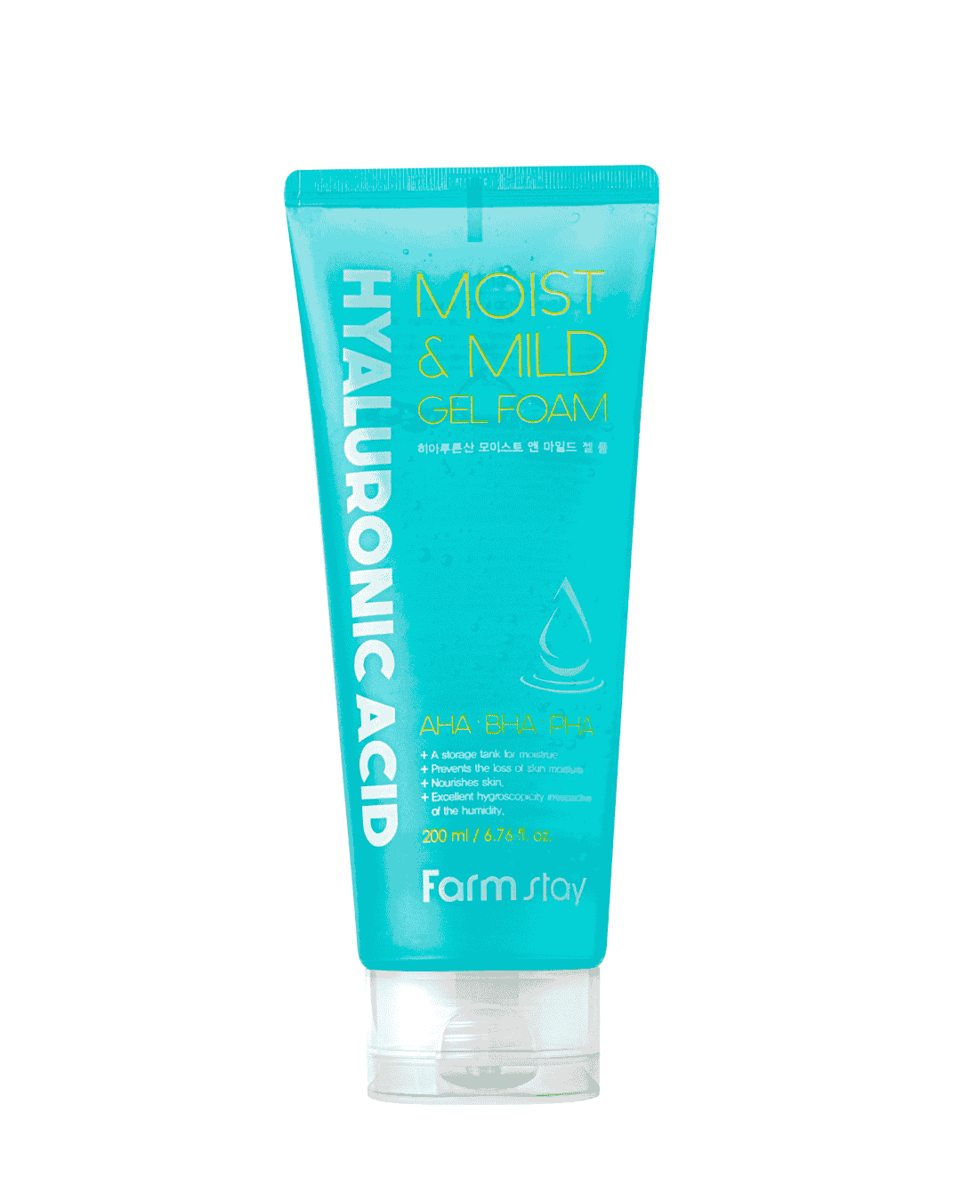 Farmstay Hyaluronic Acid Gel Foam Cleanser Moist and Mild