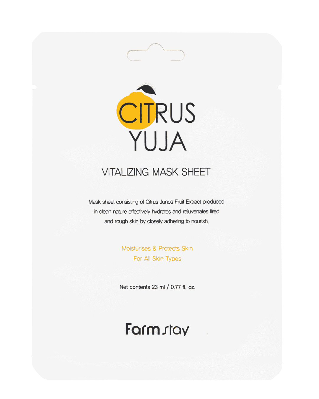 Farmstay Citrus Yuja Vitalizing Mask Sheet