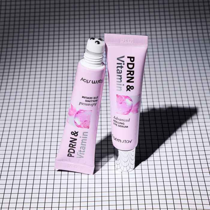 FARMSTAY PDRN & VITAMIN ADVANCED ROLLING EYE SERUM 25ml