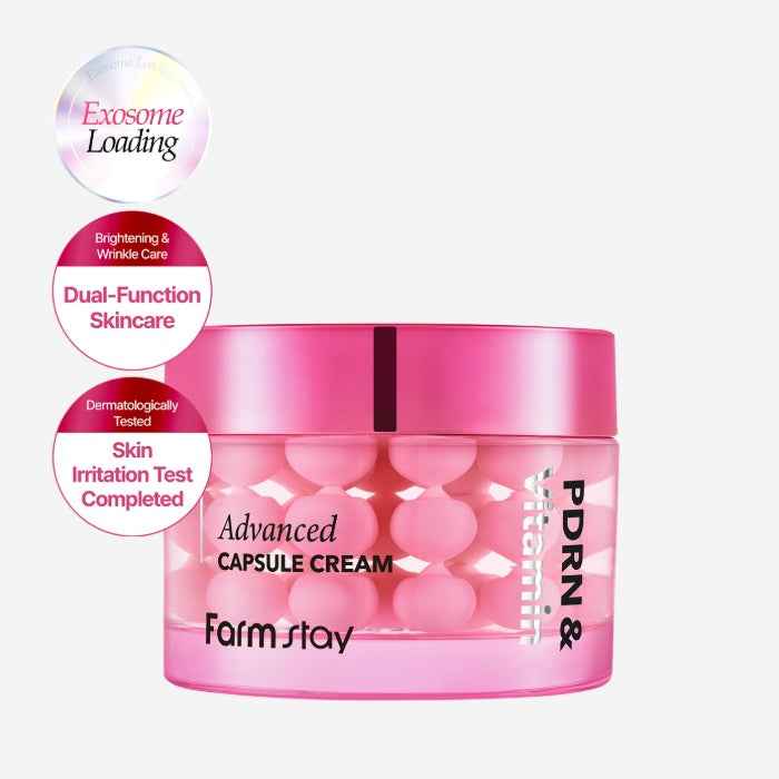 FARMSTAY PDRN & VITAMIN ADVANCED CAPSULE CREAM
