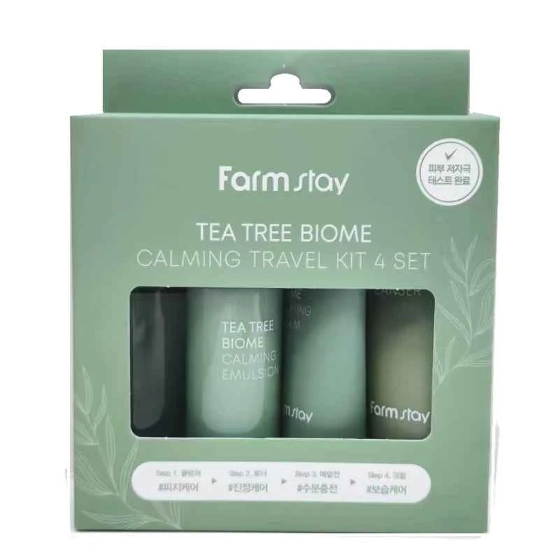 Farmstay Tea Tree Biome Skincare Kit 4 in 1